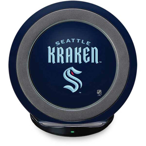 NHL Seattle Kraken Script Fast Charge Wireless Charging Stand Skin